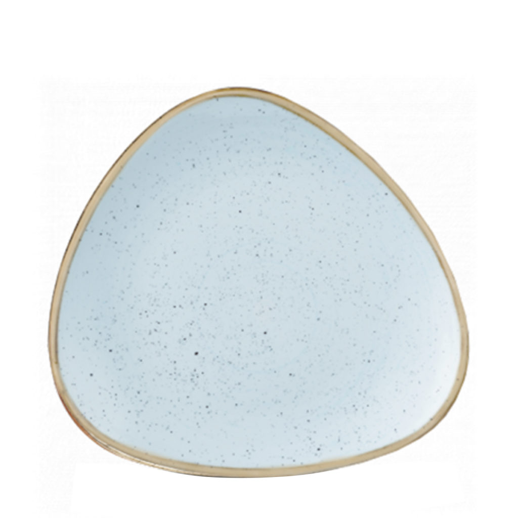 Churchill’s Stonecast triangle plate 311mm in duck blue.