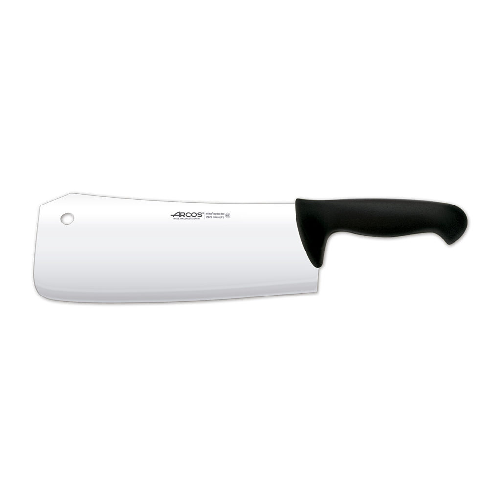 Black cleaver by Arcos.