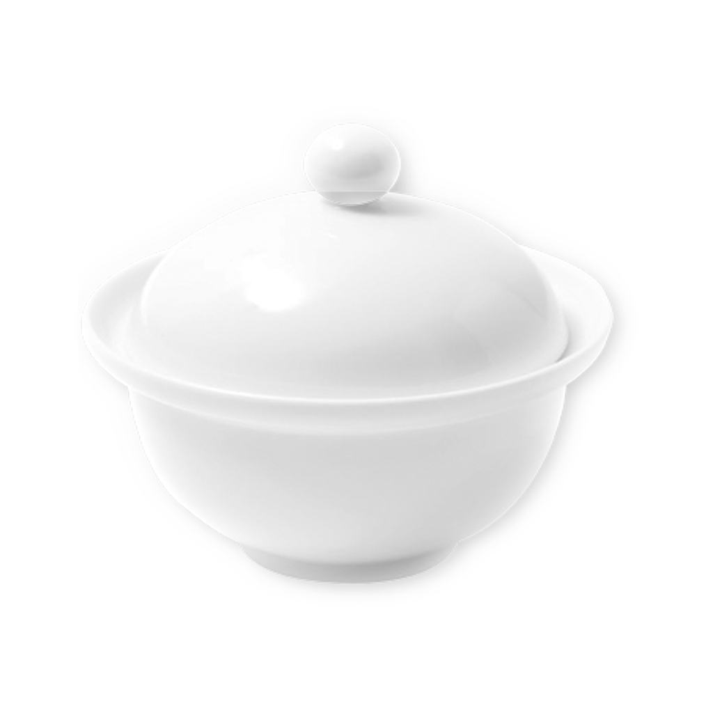 The soup bowl with lid by Fortis.