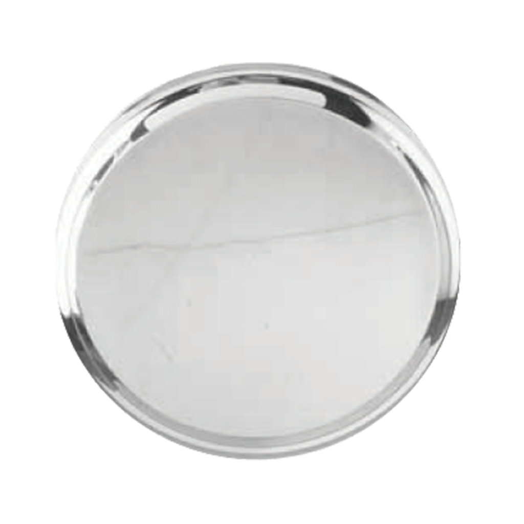 A round tray.