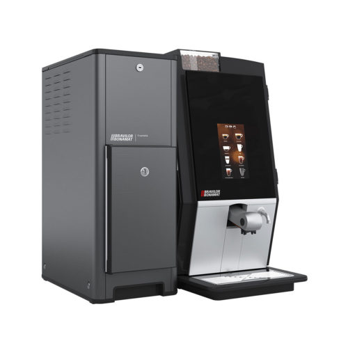 The Esprecious espresso machine with the FreshMilk by Bravilor Bonamat.