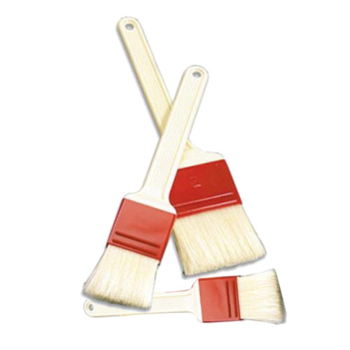 A set of 3 hog's hair bastng brushes.