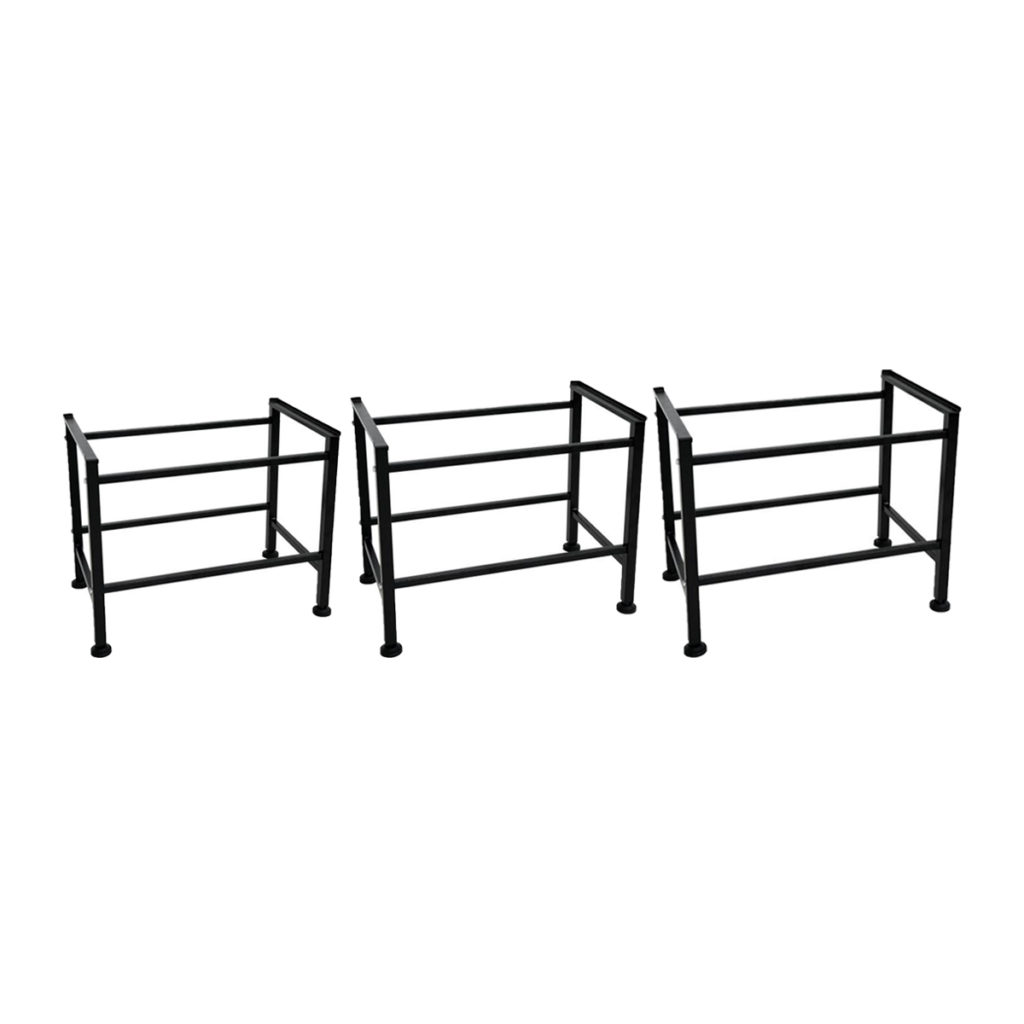 The Radian gas grill stand in various sizes by Anvil.