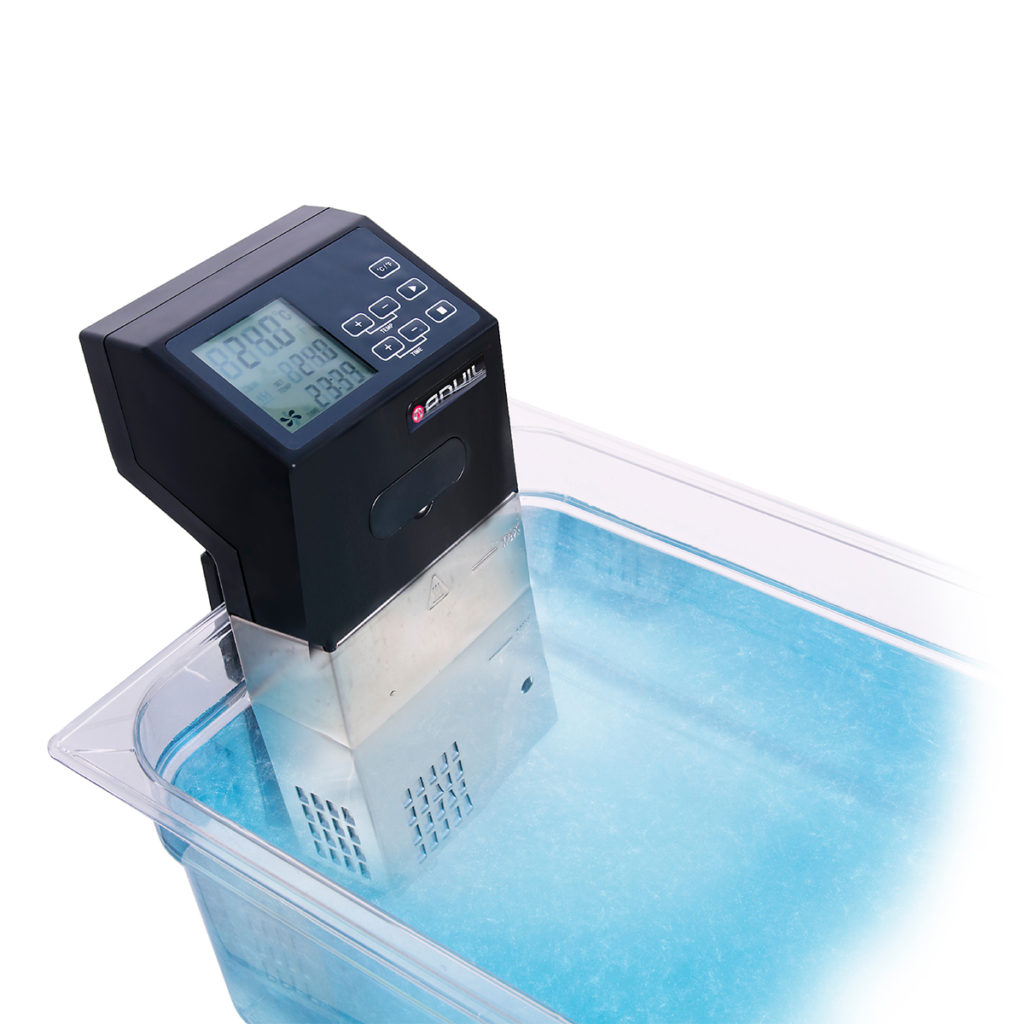 Anvil's sous-vide circulator pump in action.