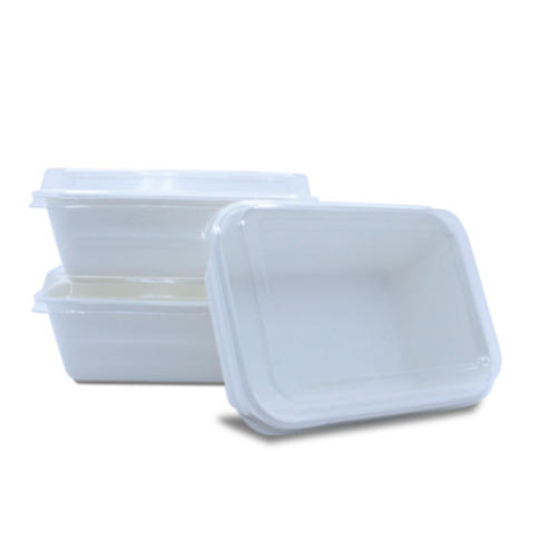RECYCLABLE CLEAR PP CONTAINER LID <br> For 500ml