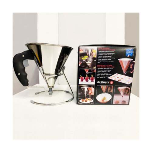 MINI STAINLESS STEEL DECANTING FUNNEL <br> By De Buyer - Image 2