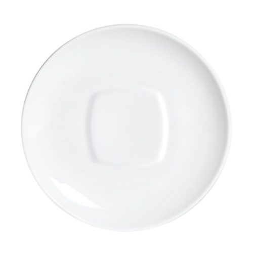 PRIMA SINGLE WELL SAUCER WITH SQUARE GROOVE 15CM <br> By Fortis - Image 2