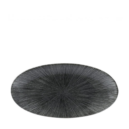 AGANO OVAL PLATE 347X173MM <br> By Churchill - Image 2