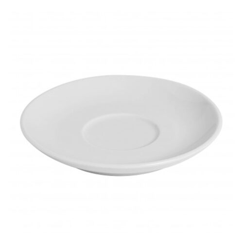 ITALIA CAPPUCCINO SAUCER 16CM <br> WHITE <br> By Fortis - Image 2