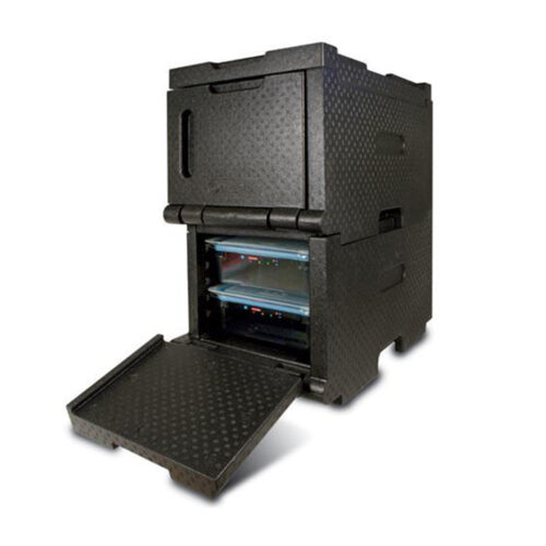GN INSULATED FOOD TRANSPORT CONTAINER 48L <br> BLACK <br> By Araven - Image 4