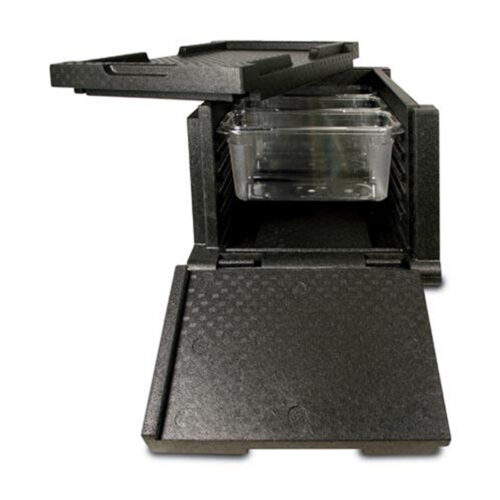 GN INSULATED FOOD TRANSPORT CONTAINER 48L <br> BLACK <br> By Araven - Image 3