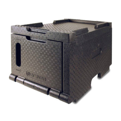 GN INSULATED FOOD TRANSPORT CONTAINER 48L <br> BLACK <br> By Araven - Image 2