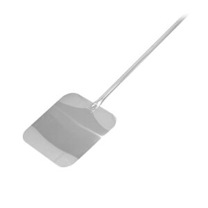 PIZZA SHOVEL 300MM SQUARE WITH DURABLE LONG STAINLESS STEEL HANDLE